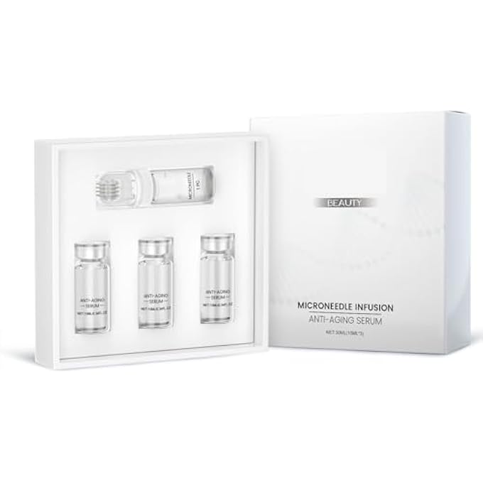 STRBOXONG FACIAL ESSENCE ROLLER SET,SKIN CARE ROLLER SET,MASSAGE FACIAL SKIN CARE HYALURONIC ACID ESSENCE NOURISHES THE SKIN - Image 1